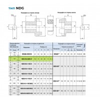 Полумуфта двигателя NDG108-080C47 ОМТ (АИР132, вал 80 мм)