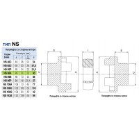 Полумуфта двигателя NS86A ОМТ (АИР100/112, вал 32 мм) Полумуфта двигателя NS86A ОМТ (АИР100/112, вал 32 мм)