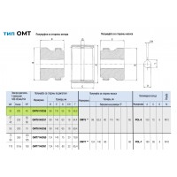 Полумуфта двигателя OMT6110C56 ОМТ (АИР200, вал 55 мм)