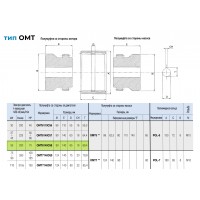 Полумуфта двигателя OMT6140C58 ОМТ (АИР250, вал 65 мм)