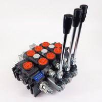 Гидрораспределитель с ручным управлением DCV140/3 1L12A1A1 GKZ1, 140 литров в минуту, 3 секции (одна с плавающим режимом)