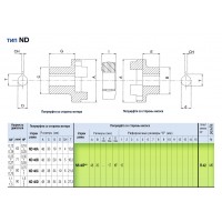 Полумуфта насоса 0.5 группы ND 48P05G ОМТ