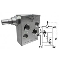 Клапан предохранительный перекрёстный стыковой 1/2" VAU OMS