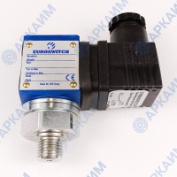 Реле давления 2400624 Euroswitch на 300 бар ¼ BSP регулируемое от 25 до 80 бар, уплотнение FKM