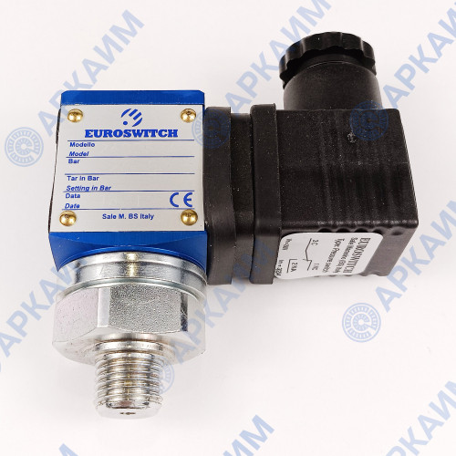 Реле давления 2400624 Euroswitch ¼ BSP регулируемое от 25 - 80 бар, уплотнение FKM, реле SPDT