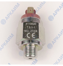 Реле давления 4110620 Euroswitch на 300 бар ¼ BSP регулируемое от 0.1 до 1 бар / без коннектора