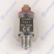 Реле давления 4110620 Euroswitch на 300 бар ¼ BSP регулируемое от 0.1 до 1 бар / без коннектора