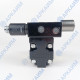 Мотор гидравлический Vivoil 7M4701007 10,8 см3, BSP1/2 ⇄ BSP1/2 реверсивный до 260 бар, 2 гр, вал Ø18, еврофланец Ø36,5 с электромагнитным управлением