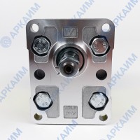 Гидромотор Vivoil 7U4702017 10,8 см3, BSP1/2 - BSP1/2, правое вращение до 260 бар, 2 гр, вал 1:8, Ø17.4, еврофланец Ø36,5 с антикавитационным клапаном