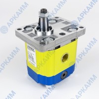 Гидромотор Vivoil 7U4702017 10,8 см3, BSP1/2 - BSP1/2, правое вращение до 260 бар, 2 гр, вал 1:8, Ø17.4, еврофланец Ø36,5 с антикавитационным клапаном