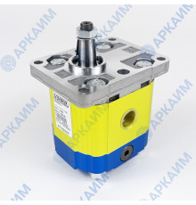 Гидромотор Vivoil 7U4702017 10,8 см3, BSP1/2 - BSP1/2, правое вращение до 260 бар, 2 гр, вал 1:8, Ø17.4, еврофланец Ø36,5 с антикавитационным клапаном