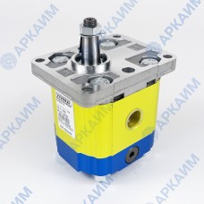 Гидромотор Vivoil 7U4702017 10,8 см3, BSP1/2 - BSP1/2, правое вращение до 260 бар, 2 гр, вал 1:8, Ø17.4, еврофланец Ø36,5 с антикавитационным клапаном