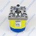 Гидромотор Vivoil 7U4702017 10,8 см3, BSP1/2 - BSP1/2, правое вращение до 260 бар, 2 гр, вал 1:8, Ø17.4, еврофланец Ø36,5 с антикавитационным клапаном