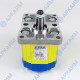 Гидромотор Vivoil 7U4702017 10,8 см3, BSP1/2 - BSP1/2, правое вращение до 260 бар, 2 гр, вал 1:8, Ø17.4, еврофланец Ø36,5 с антикавитационным клапаном