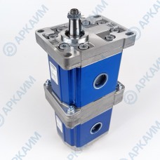 Гидронасос 9M202AGA8280 Vivoil 2-х секционный тандемный [54,6] + [47,2] см3, 1:8 Ø22, 50.8 еврофланец, правое вращение