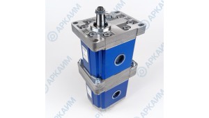 Гидронасос 9M202AGA8280 Vivoil 2-х секционный тандемный [54,6] + [47,2] см3, 1:8 Ø22, 50.8 еврофланец, правое вращение