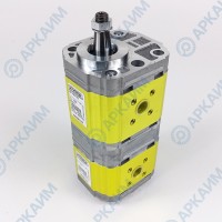 Гидронасос 9S211FQA4743 Vivoil 2-х секционный тандемный [10,8] + [6] см3, 1:5 Ø17,4, 50 еврофланец 'HY', левое вращение