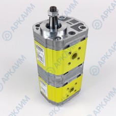 Гидронасос 9S211FQA4743 Vivoil 2-х секционный тандемный [10,8] + [6] см3, 1:5 Ø17,4, 50 еврофланец 'HY', левое вращение