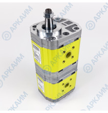 Гидронасос 9S211FQA4747 Vivoil 2-х секционный тандемный [10,8] + [10,8] см3, 1:5 Ø17,4, 50 еврофланец 'HY', левое вращение