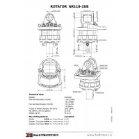 Ротатор Baltrotors GR110-1DB