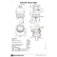 Ротатор Baltrotors GR110-1DBX