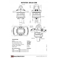 Ротатор Baltrotors GR110-2DB