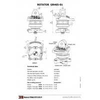 Ротатор Baltrotors GR465-01
