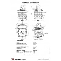 Ротатор Baltrotors GR465/68M