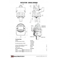 Ротатор Baltrotors GR60-69DBX