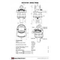 Ротатор Baltrotors GR60-78DB 