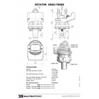 Ротатор Baltrotors GR60-78DBX