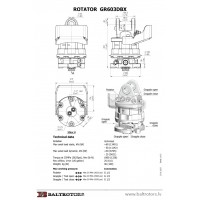 Ротатор Baltrotors GR603DBX