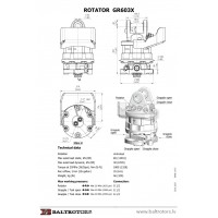 Ротатор Baltrotors GR603X