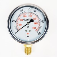 Манометр виброустойчивый YN100Z 0/250 на 250 бар, ⌀ 100 мм, G 1/2" радиальный, глицериновый Манометр виброустойчивый YN100Z 0/250 на 250 бар, ⌀ 100 мм, G 1/2" радиальный, глицериновый