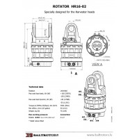Ротатор Baltrotors HR16-02