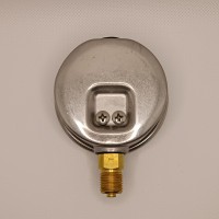 Манометр виброустойчивый WKP1007 (M635RL) на 250 бар, ⌀ 63 мм, G 1/4" радиальный, глицериновый