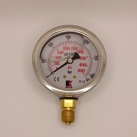 Манометр виброустойчивый WKP1007 (M635RL) на 315 бар, ⌀ 63 мм, G 1/4" радиальный, глицериновый Манометр виброустойчивый WKP1007 (M635RL) на 315 бар, ⌀ 63 мм, G 1/4" радиальный, глицериновый