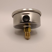 Манометр виброустойчивый WKP1007 (M638PBL) на 25 бар, ⌀ 63 мм, G 1/4" осевой, глицериновый