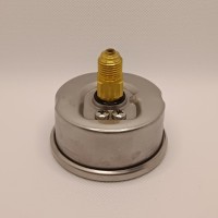 Манометр виброустойчивый WKP1007 (M638PBL) на 100 бар, ⌀ 63 мм, G 1/4" осевой, глицериновый