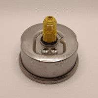 Манометр виброустойчивый WKP1007 (M638PBL) на 400 бар, ⌀ 63 мм, G 1/4" осевой, глицериновый