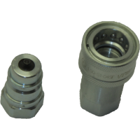 БРС ТИП А, 1/2BSP, ниппель+розетка, 276 бар, цинк., S1-04, Китай