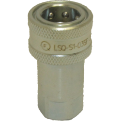 БРС ТИП А, 3/8BSP, ниппель+розетка, 276 бар, цинк., S1-03, Китай