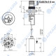 Датчик уровня IMM860-500 Euroswitch 1" BSP от 180 до 860 мм