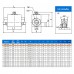 Кран шаровый двухходовой VH2V-12-1,5 HFD резьба M12x1,5 (06LR) до 500 бар