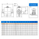 Кран шаровый двухходовой VH2V-12-1,5 HFD резьба M12x1,5 (06LR) до 500 бар