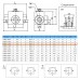 Кран шаровый трехходовой VH3V-20-1.5 HFD резьба М20х1.5 12SR до 315 бар тип L / усиленный