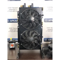 Маслоохладитель МО2+05 двухконтурный с двумя радиаторами и двумя вентиляторами