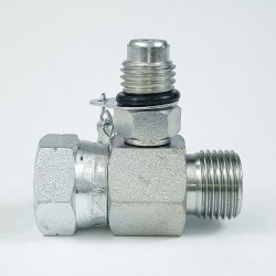 Точка контроля давления BSP 1/2" гайка/штуцер - M16x2 (тройник)