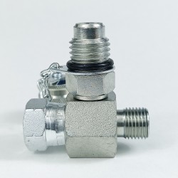 Точка контроля давления BSP 1/4" гайка/штуцер - M16x2 (тройник)