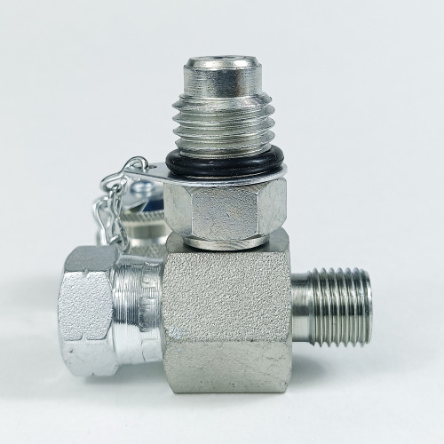 Точка контроля давления BSP 1/4" гайка/штуцер - M16x2 (тройник)